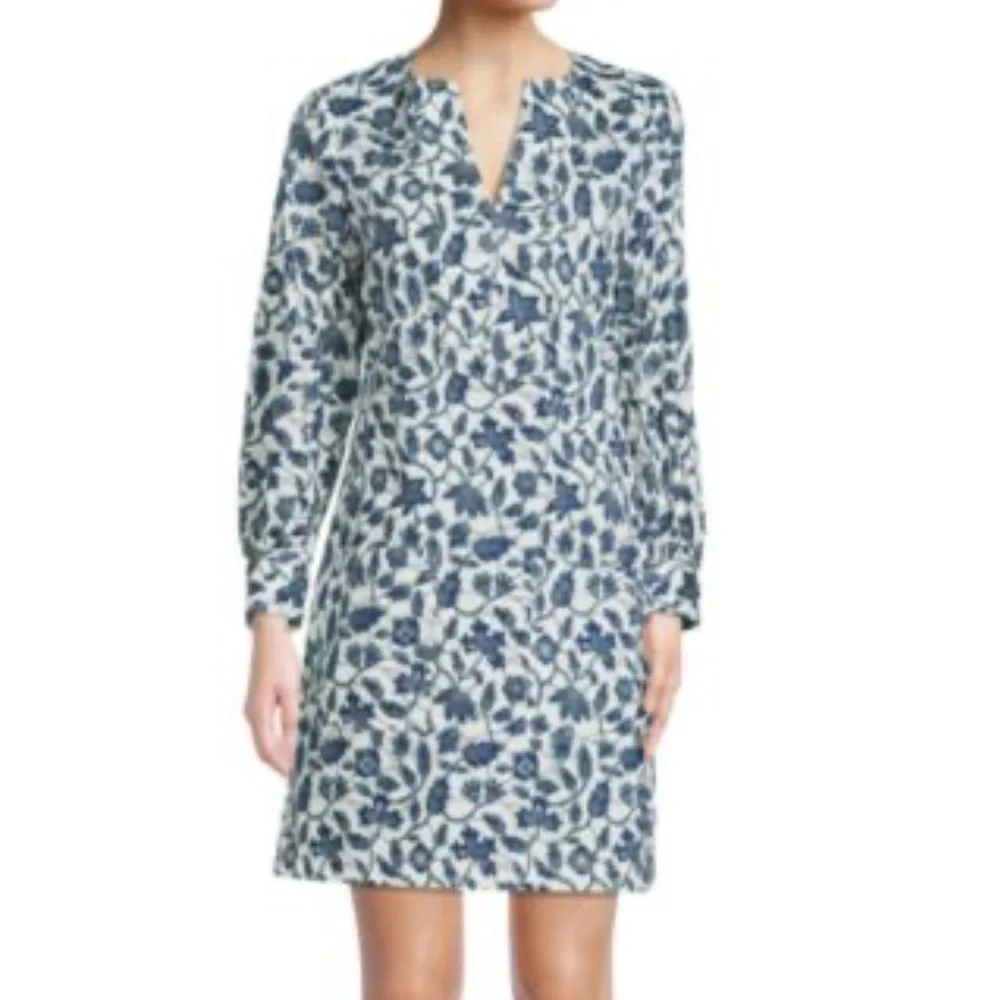 Derek Lam 10 Crosby Kasha Floral Print Shift Dress, Size 2 cotton - Picture 6 of 15